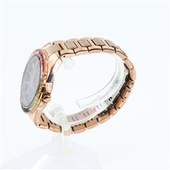 Bulova Crystal Quartz Gemmed Rose Gold Stainless Steel Watch